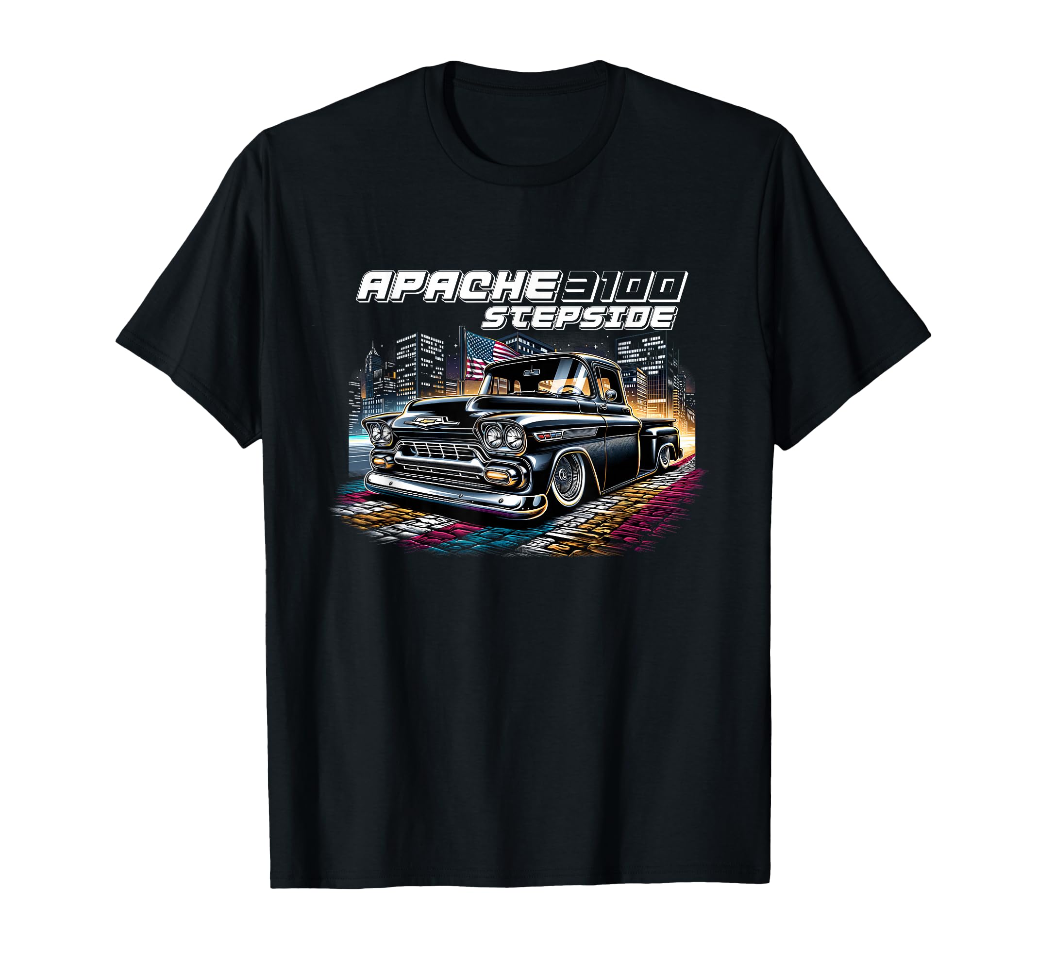 C10 Apache Stepside Pickup Truck C10 T-Shirt - Minimalist Print for Adults - T-Shirt, Sweatshirt, Hoodie
