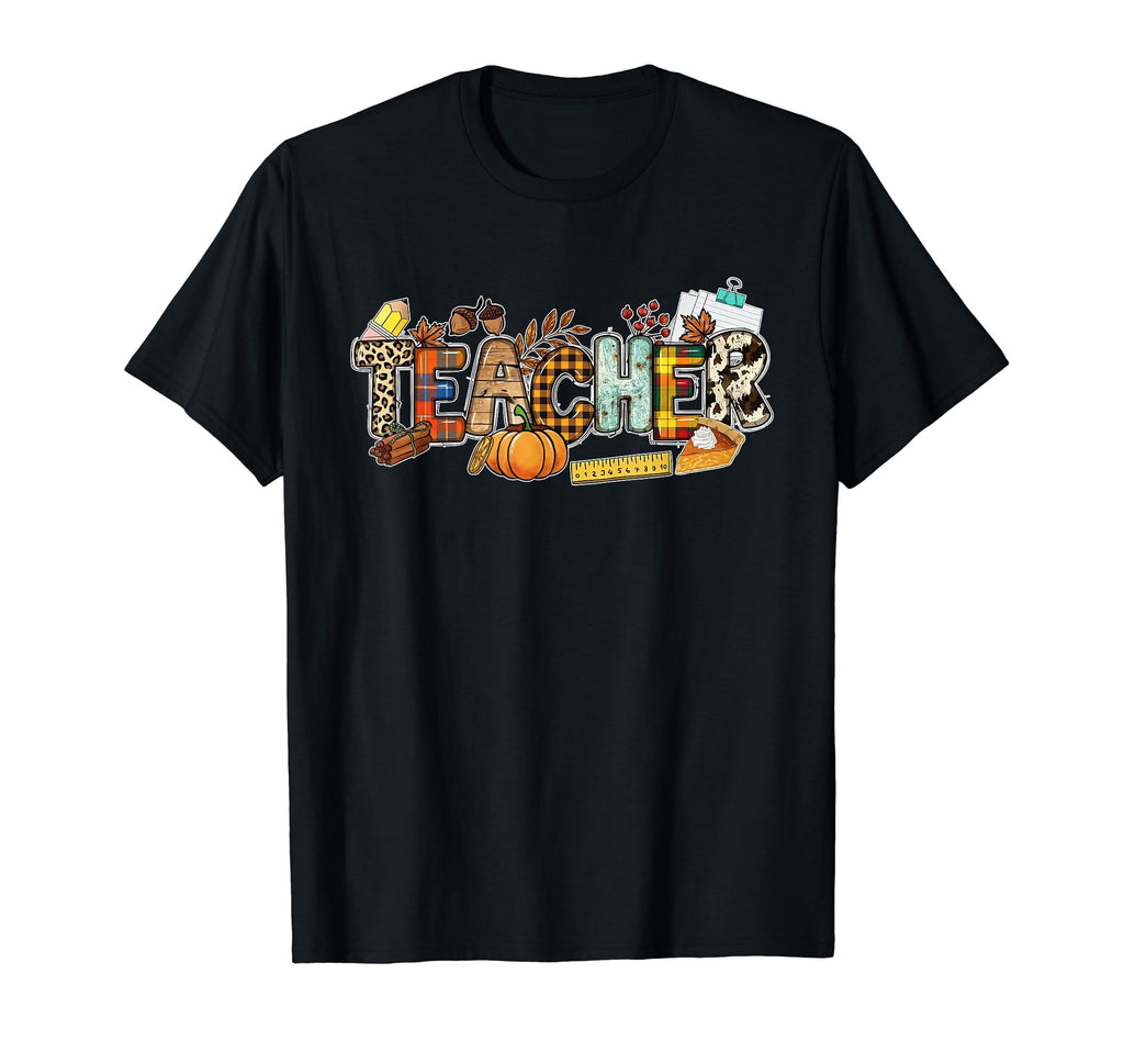 Fall Teacher Western Teacher Autumn T-Shirt - Unique Graphic Unisex - T-Shirt, Sweatshirt, Hoodie