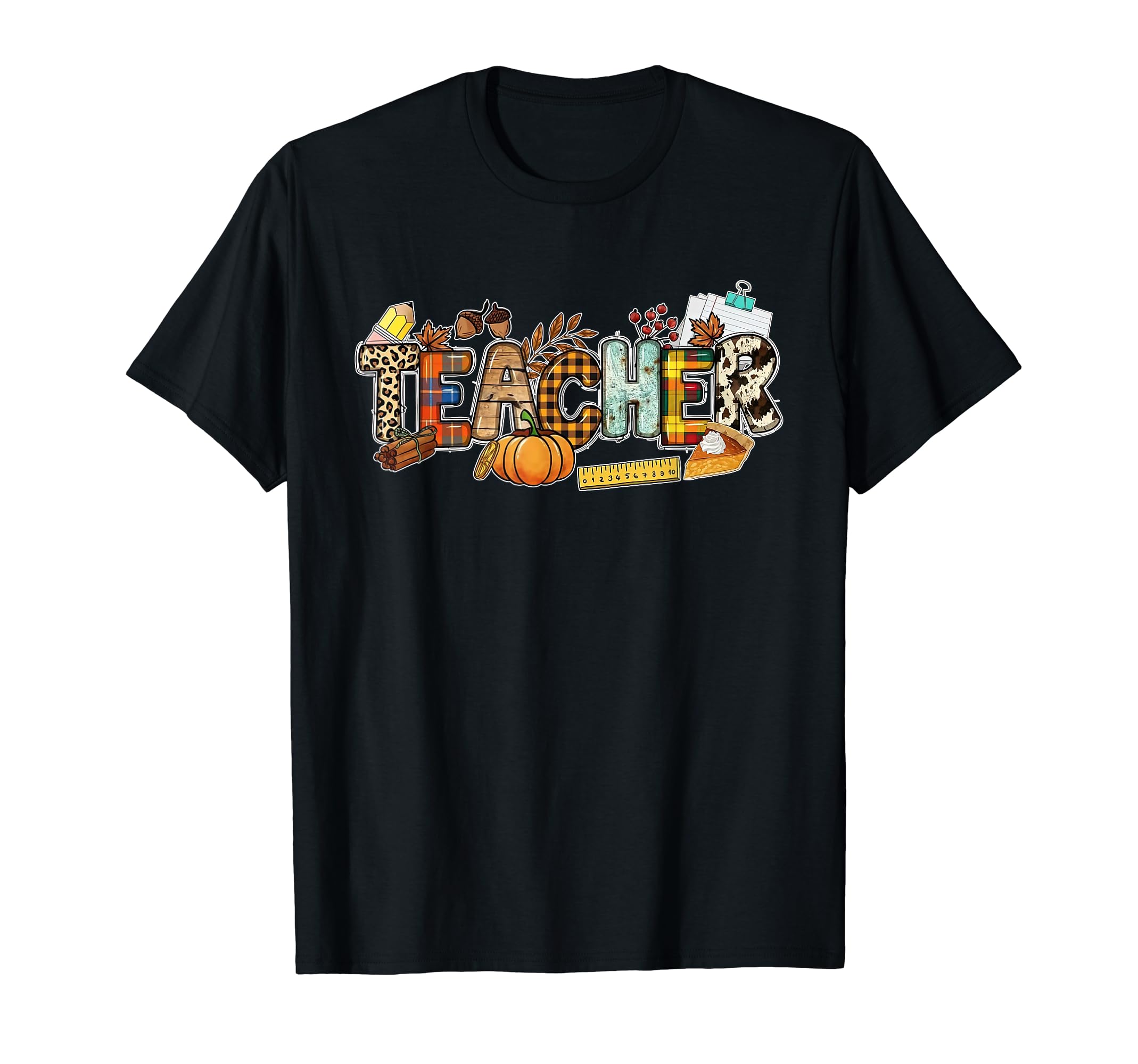 Fall Teacher Western Teacher Autumn T-Shirt - Unique Graphic Unisex - T-Shirt, Sweatshirt, Hoodie