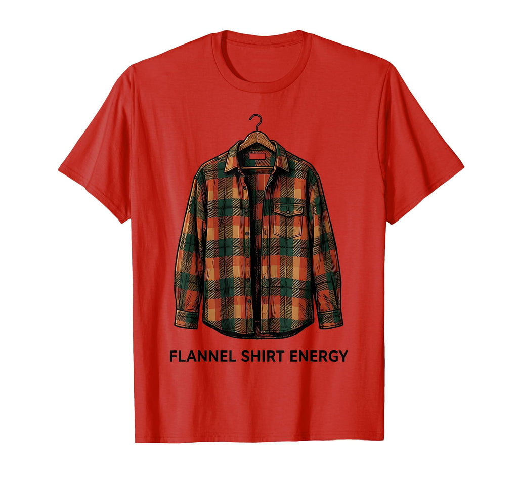 Flannel Energy 90S Nostalgia T-Shirt - Streetwear Style Men Women - T-Shirt, Sweatshirt, Hoodie