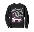 Just Who Loves Roller Skating 70S Sweatshirt - Unique Graphic for Adults - T-Shirt, Sweatshirt, Hoodie