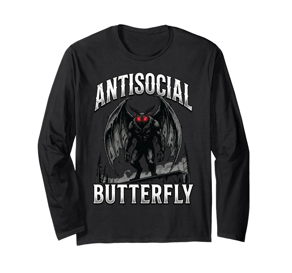 Antisocial Butterfly T-Shirt - Aesthetic Graphic for Adults - T-Shirt, Sweatshirt, Hoodie