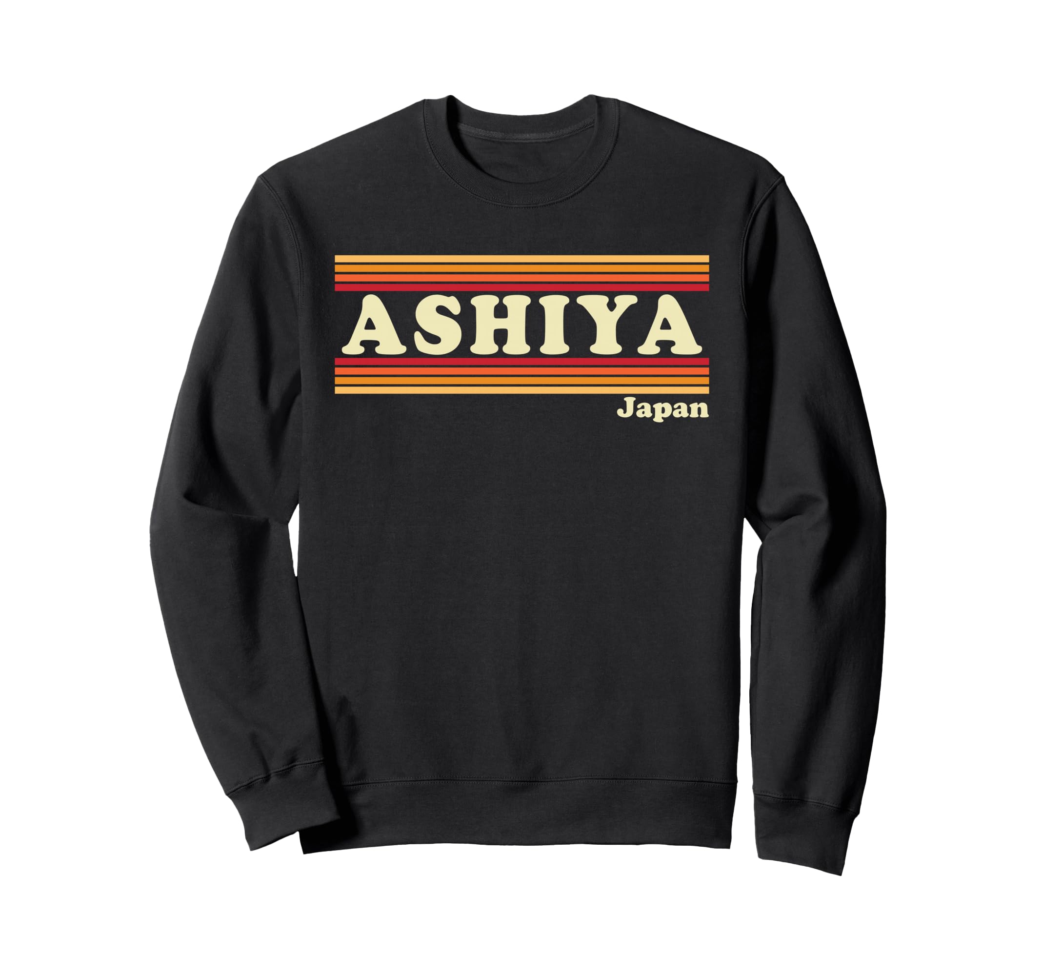 80S Ashiya Japan Sweatshirt - Graphic Print Unisex - T-Shirt, Sweatshirt, Hoodie