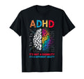 Adhd Awareness Neurodiversity Brain T-Shirt - Custom Art Print Unisex - T-Shirt, Sweatshirt, Hoodie