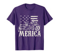 American Motorcycle Flag Merica Biker T-Shirt - Aesthetic Graphic Unisex - T-Shirt, Sweatshirt, Hoodie