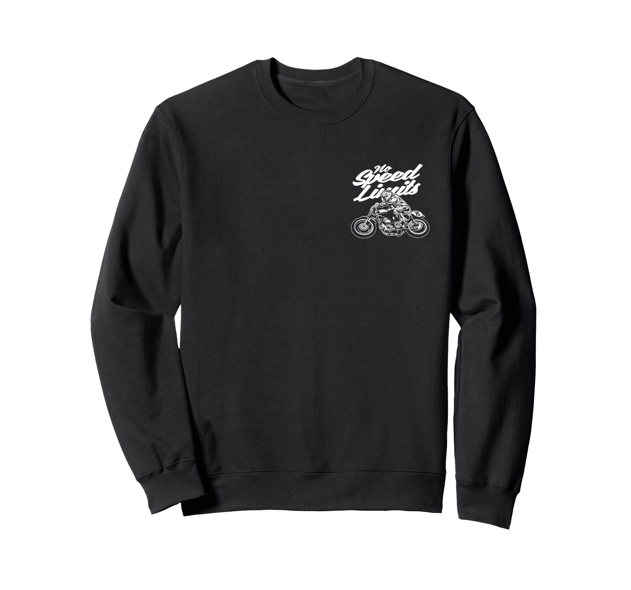 Motorcycle Race Sweatshirt - Minimalist Print Men Women - T-Shirt, Sweatshirt, Hoodie