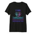 Schnauzer Peeking Synthwave Dog 80S T-Shirt - Minimalist Print Men Women - T-Shirt, Sweatshirt, Hoodie