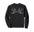 Swallows American Traditional Old Sweatshirt - Fun Novelty Design Unisex - T-Shirt, Sweatshirt, Hoodie