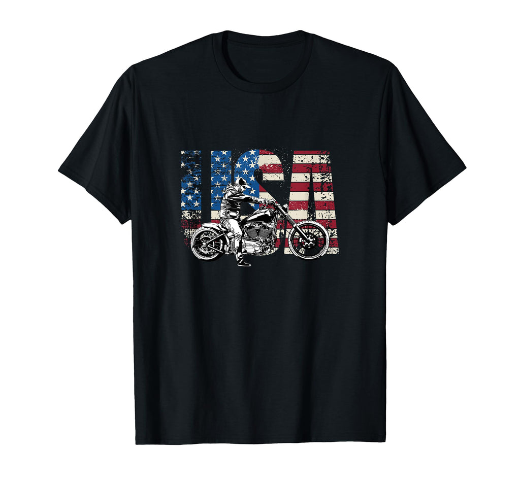 Motorcycle Usa Motorcycle T-Shirt - Casual Everyday Wear Unisex - T-Shirt, Sweatshirt, Hoodie