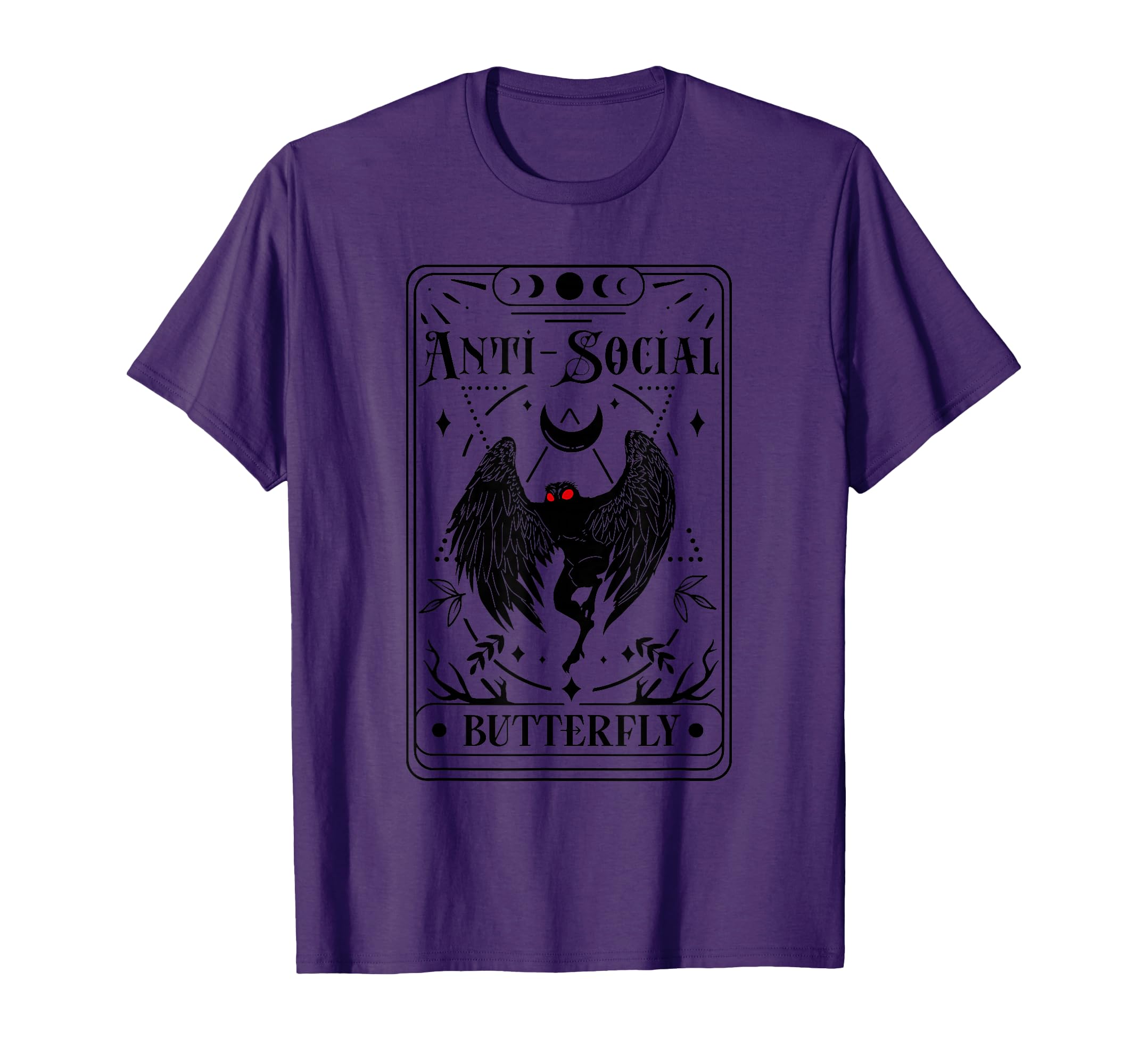 Introvert Emporium Mothman Tarot T-Shirt - Casual Everyday Wear for Adults - T-Shirt, Sweatshirt, Hoodie