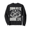 Vinyl Collecting Record Player Sweatshirt - Unique Graphic Men Women - T-Shirt, Sweatshirt, Hoodie