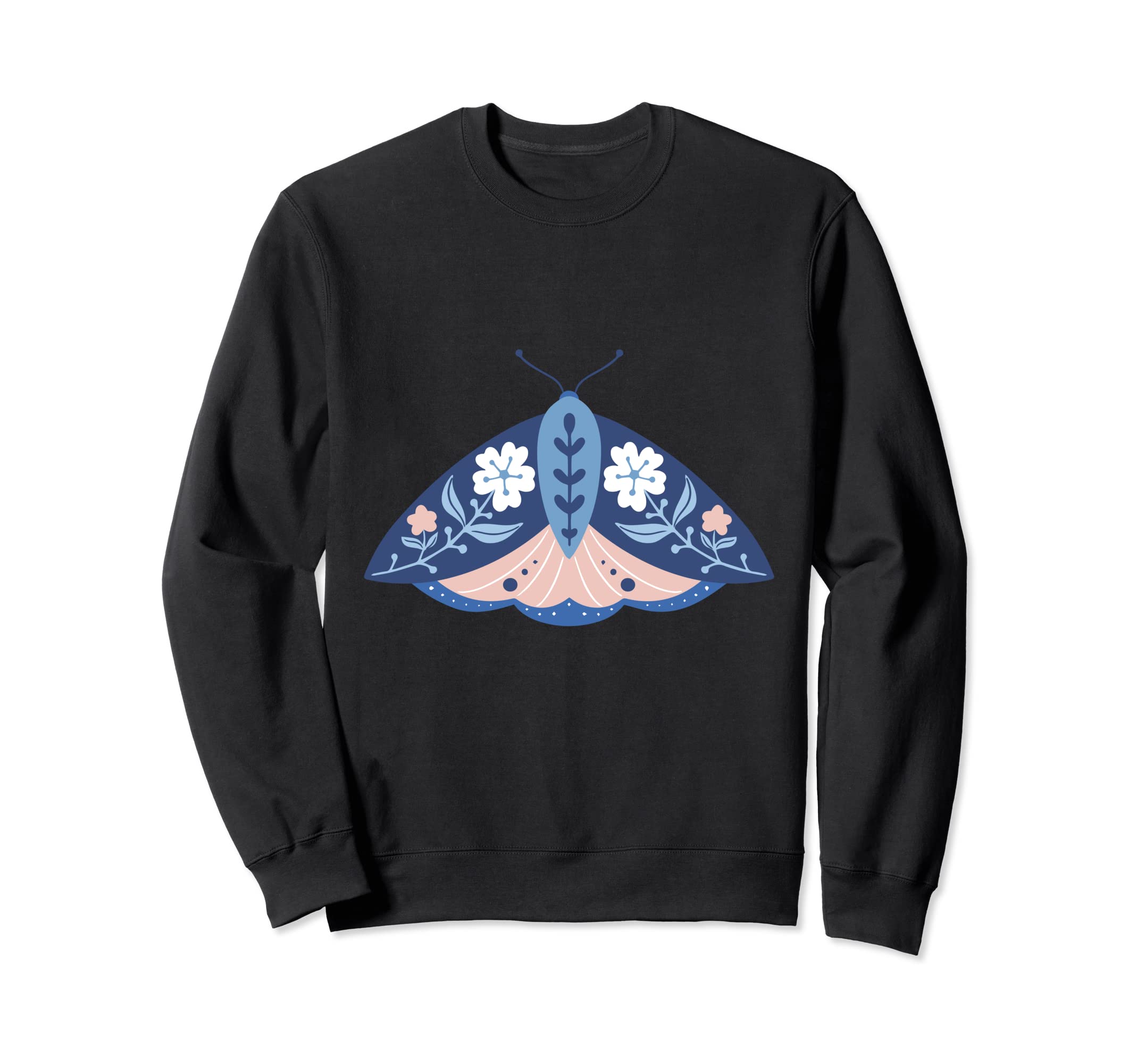 Crafty Moth Goth Horror Antisocial Sweatshirt - Trendy Graphic for Adults - T-Shirt, Sweatshirt, Hoodie