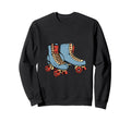 Blue Roller Skates Rollerblades Roller Sweatshirt - Trendy Graphic Unisex - T-Shirt, Sweatshirt, Hoodie
