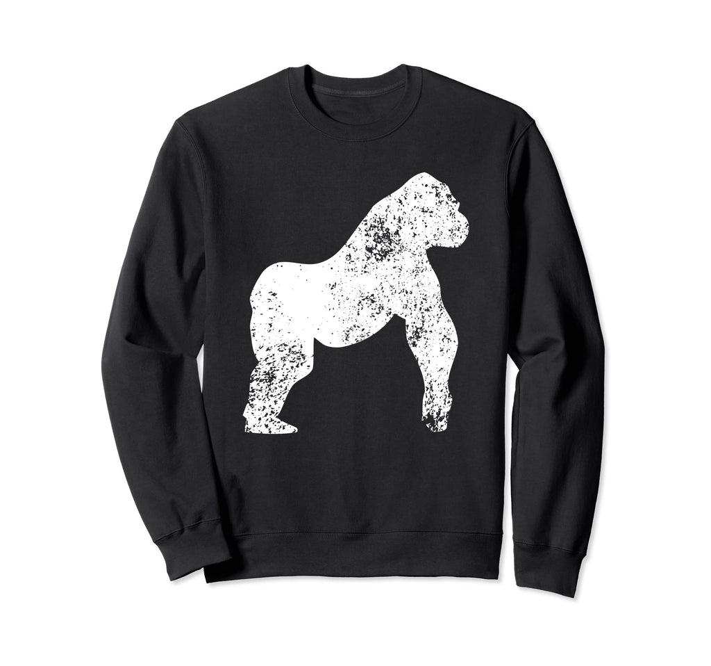 Distressed Gorilla Gorilla Sweatshirt - Casual Everyday Wear Unisex - T-Shirt, Sweatshirt, Hoodie