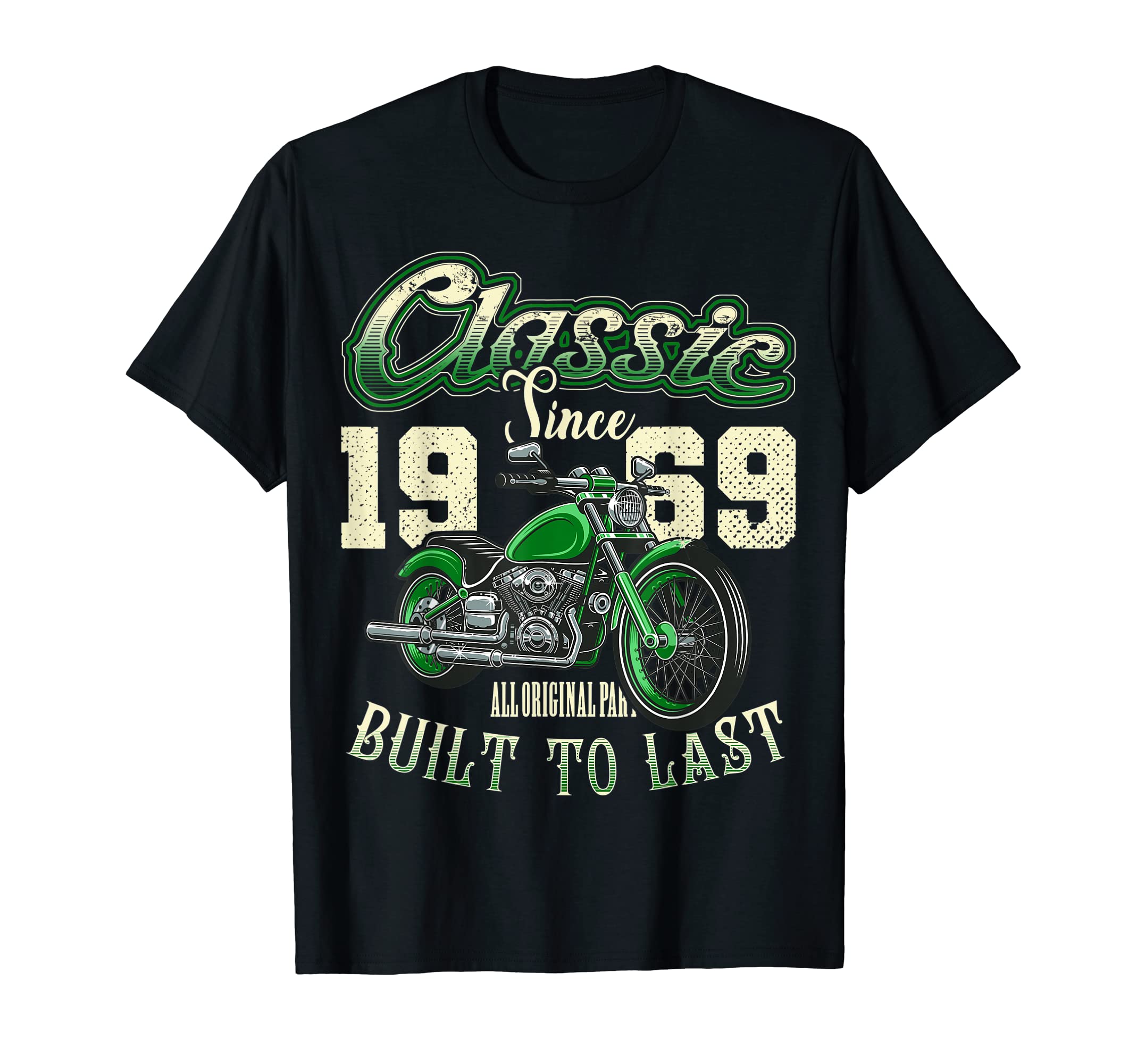 Motorcycle Bikers Motorbike Birthday T-Shirt - Custom Art Print for Adults - T-Shirt, Sweatshirt, Hoodie