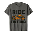 Feel Freedom Motorcycle Biker Rider T-Shirt - Minimalist Print Men Women - T-Shirt, Sweatshirt, Hoodie