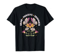 Grow Positive Thoughts Groovy Flower T-Shirt - Minimalist Print for Adults - T-Shirt, Sweatshirt, Hoodie