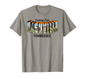 Nashville Tennessee Travel Postcard T-Shirt - Custom Art Print Men Women - T-Shirt, Sweatshirt, Hoodie