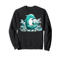Meditation Dolphin Yoga Pose Sweatshirt - Minimalist Print for Adults - T-Shirt, Sweatshirt, Hoodie
