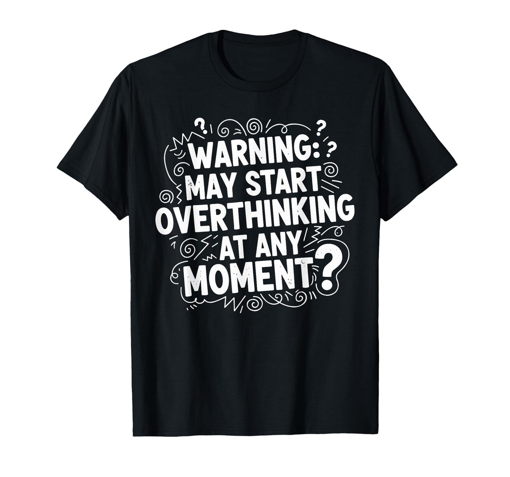 Sarcastic Introvert Warning May Start T-Shirt - Novelty Apparel Unisex - T-Shirt, Sweatshirt, Hoodie
