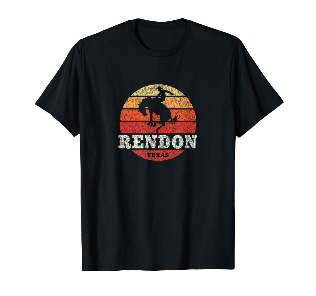 Rendon Tx Country Western T-Shirt - Custom Art Print Unisex - T-Shirt, Sweatshirt, Hoodie