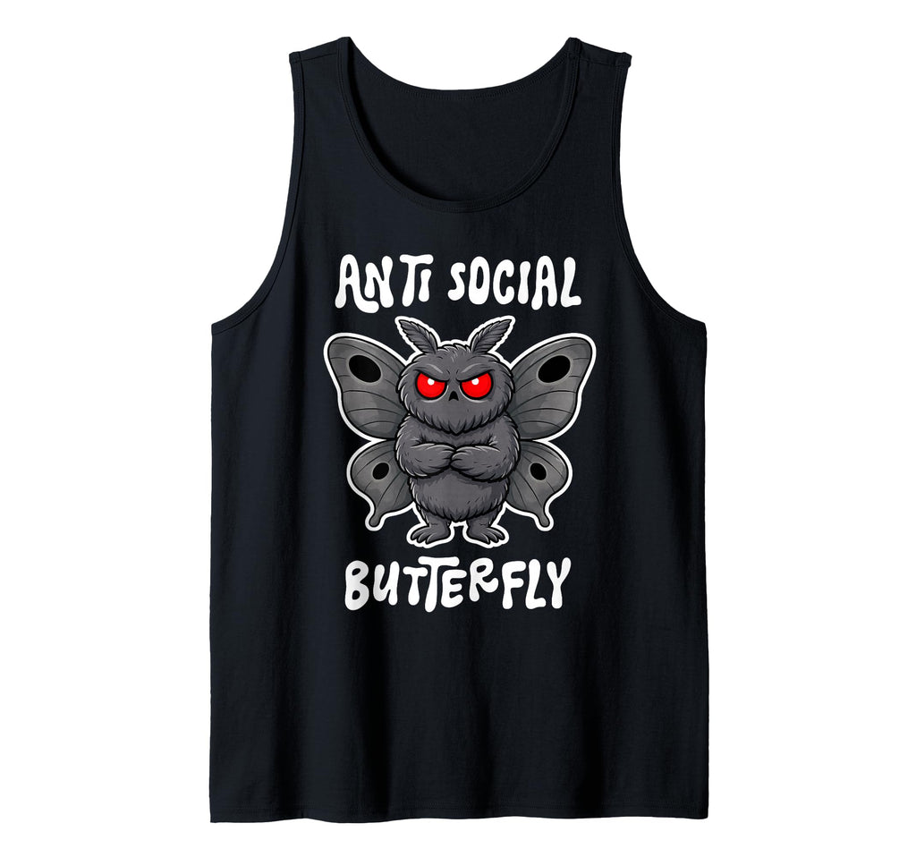 Anti Social Butterfly Funny Sweatshirt - Streetwear Style for Adults - T-Shirt, Sweatshirt, Hoodie