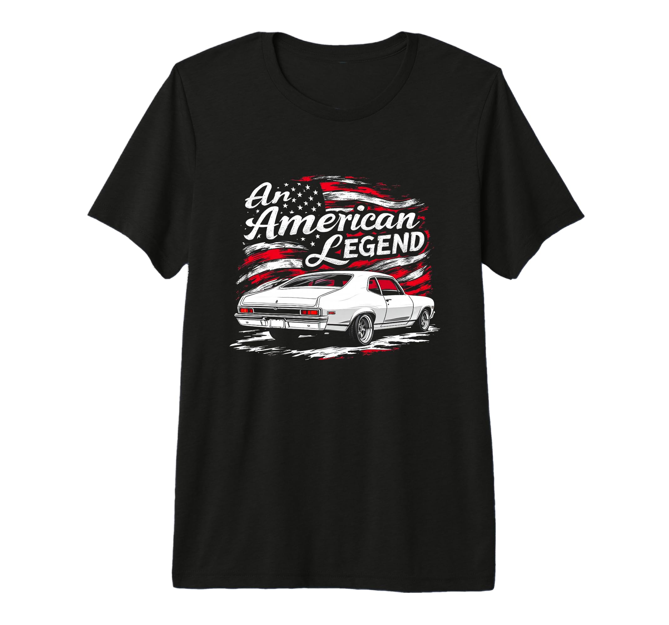 Nova Ss American Legend Usa Flag Muscled T-Shirt - Trendy Graphic Unisex - T-Shirt, Sweatshirt, Hoodie