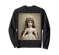 Timeless Porcelain Doll Sweatshirt - Custom Art Print for Adults - T-Shirt, Sweatshirt, Hoodie