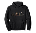 Motorcycle Evolution Sunset Biker Hoodie - Trendy Graphic for Adults - T-Shirt, Sweatshirt, Hoodie