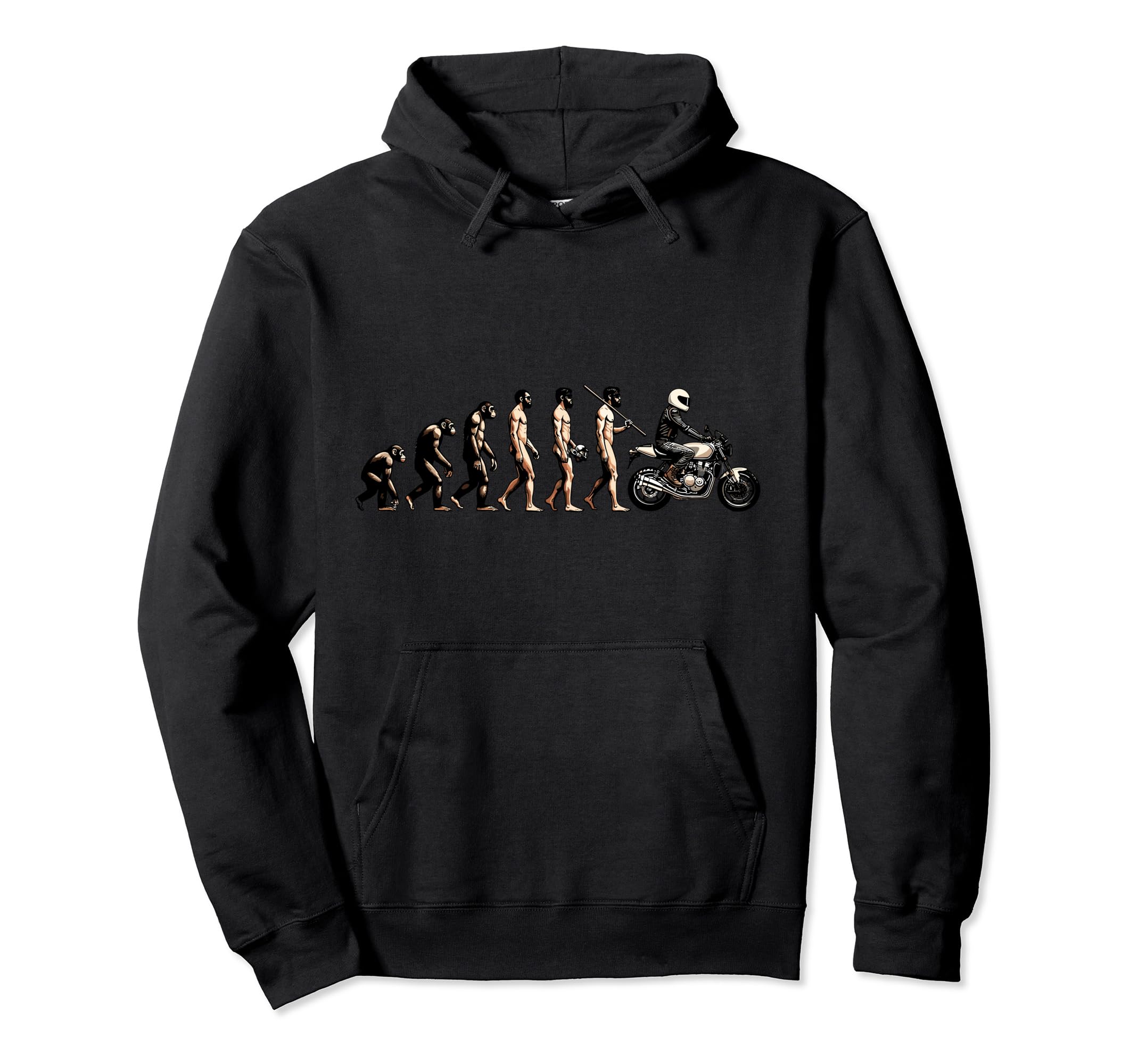 Motorcycle Evolution Sunset Biker Hoodie - Trendy Graphic for Adults - T-Shirt, Sweatshirt, Hoodie