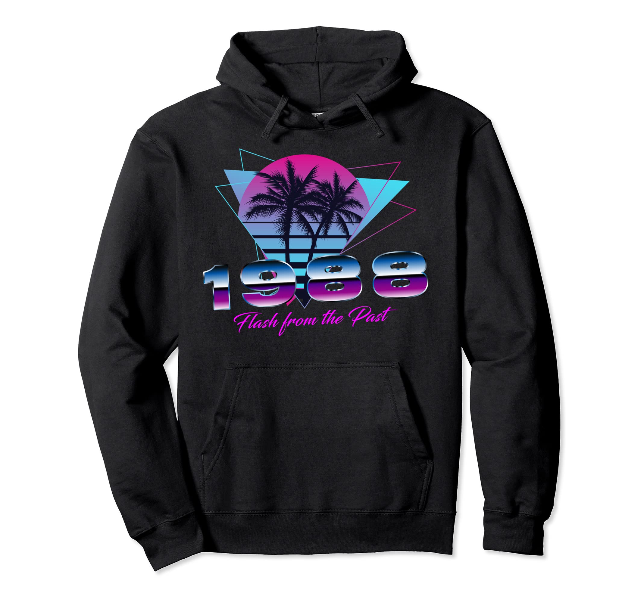 33 Years Old Gifts 1988 80S Synthwave Hoodie - Trendy Graphic Men Women - T-Shirt, Sweatshirt, Hoodie