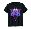 Sea Monster Skull Kraken 90S Synthwave T-Shirt - Graphic Print for Adults - T-Shirt, Sweatshirt, Hoodie