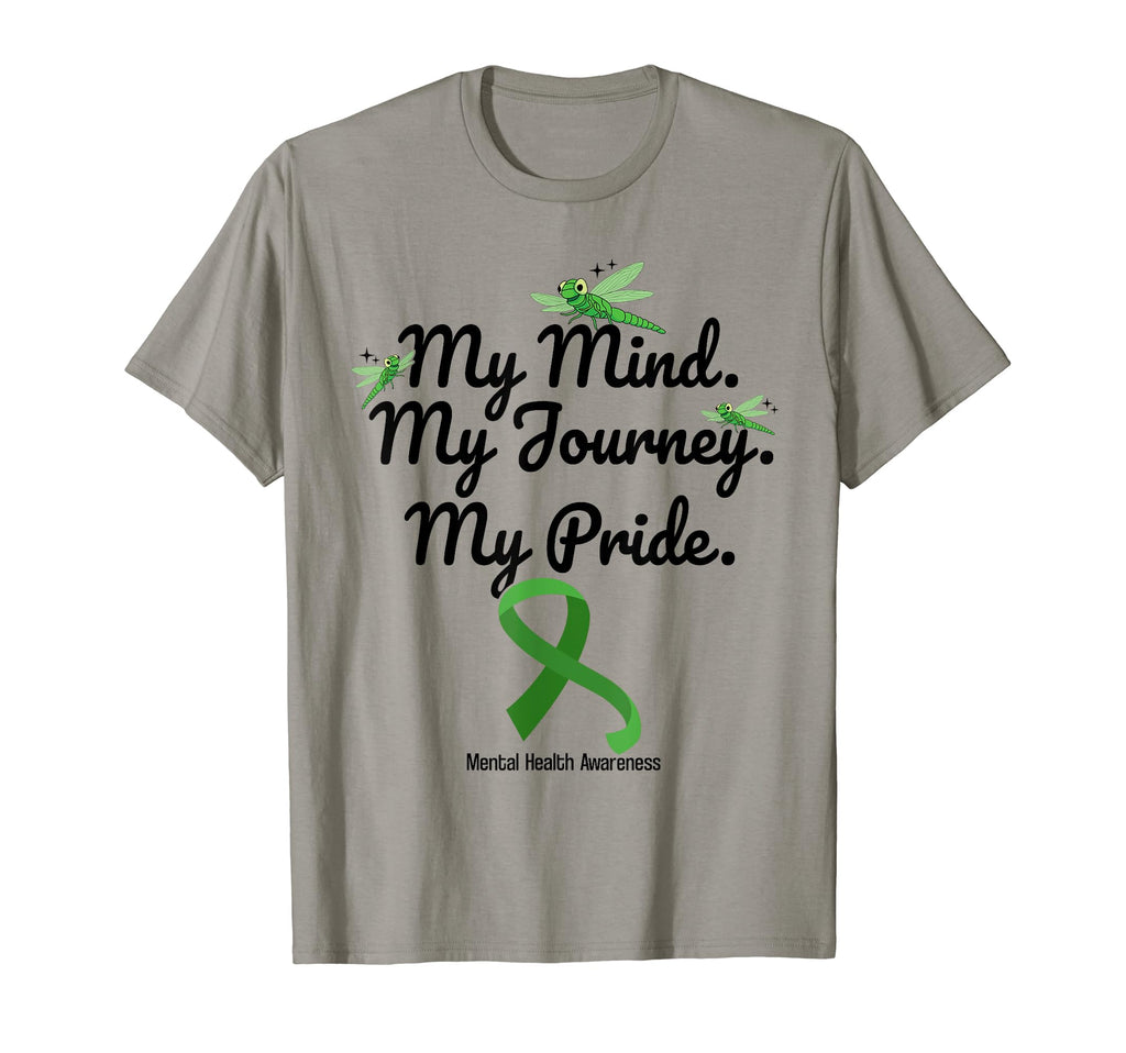 My Mind My Journey My Pride Green T-Shirt - Novelty Apparel Men Women - T-Shirt, Sweatshirt, Hoodie