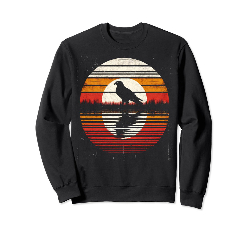 Harrier Bird Sunset Safari 70S Sweatshirt - Novelty Apparel Men Women - T-Shirt, Sweatshirt, Hoodie