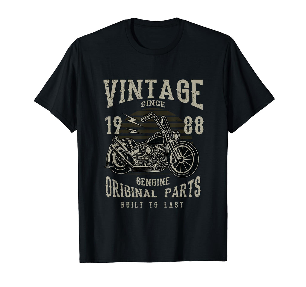 30Th Birthday 1988 Motorcycle Chopper T-Shirt - Unique Graphic Unisex - T-Shirt, Sweatshirt, Hoodie