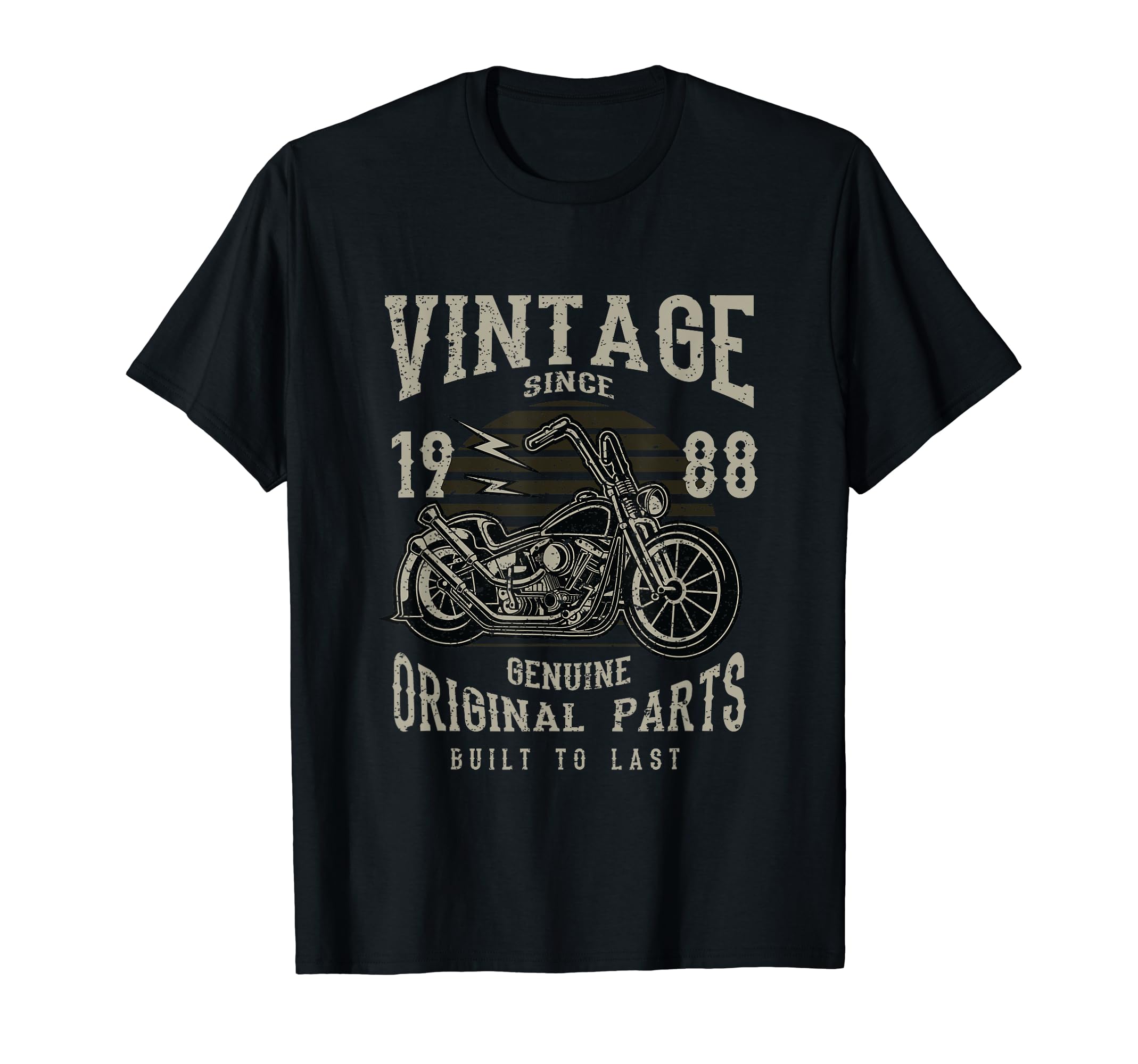 30Th Birthday 1988 Motorcycle Chopper T-Shirt - Unique Graphic Unisex - T-Shirt, Sweatshirt, Hoodie