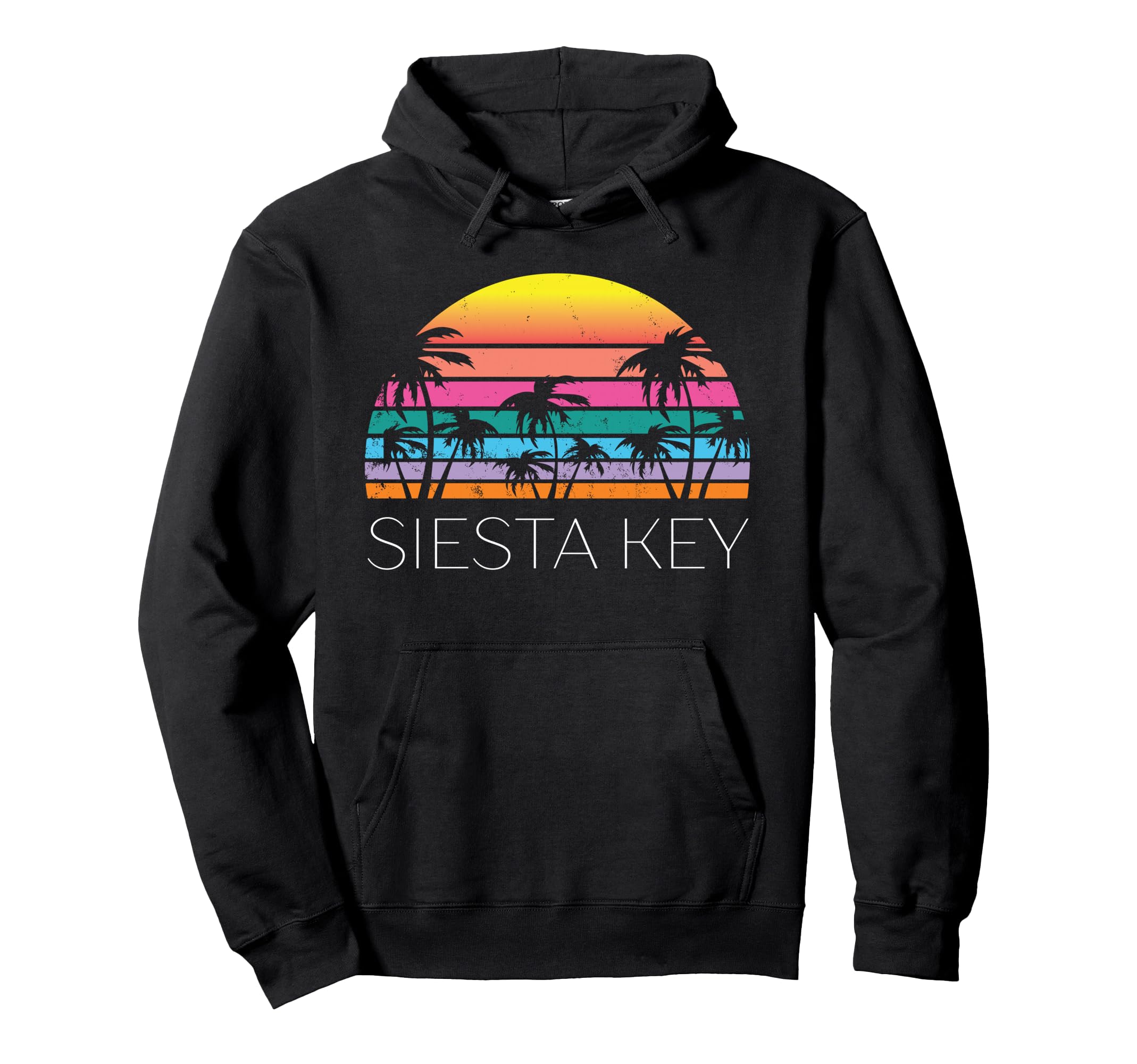 Siesta Key Florida Beach Vacation Hoodie - Minimalist Print Men Women - T-Shirt, Sweatshirt, Hoodie