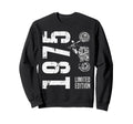 Born 1975 Motorcycle 50Th Sweatshirt - Fun Novelty Design Men Women - T-Shirt, Sweatshirt, Hoodie