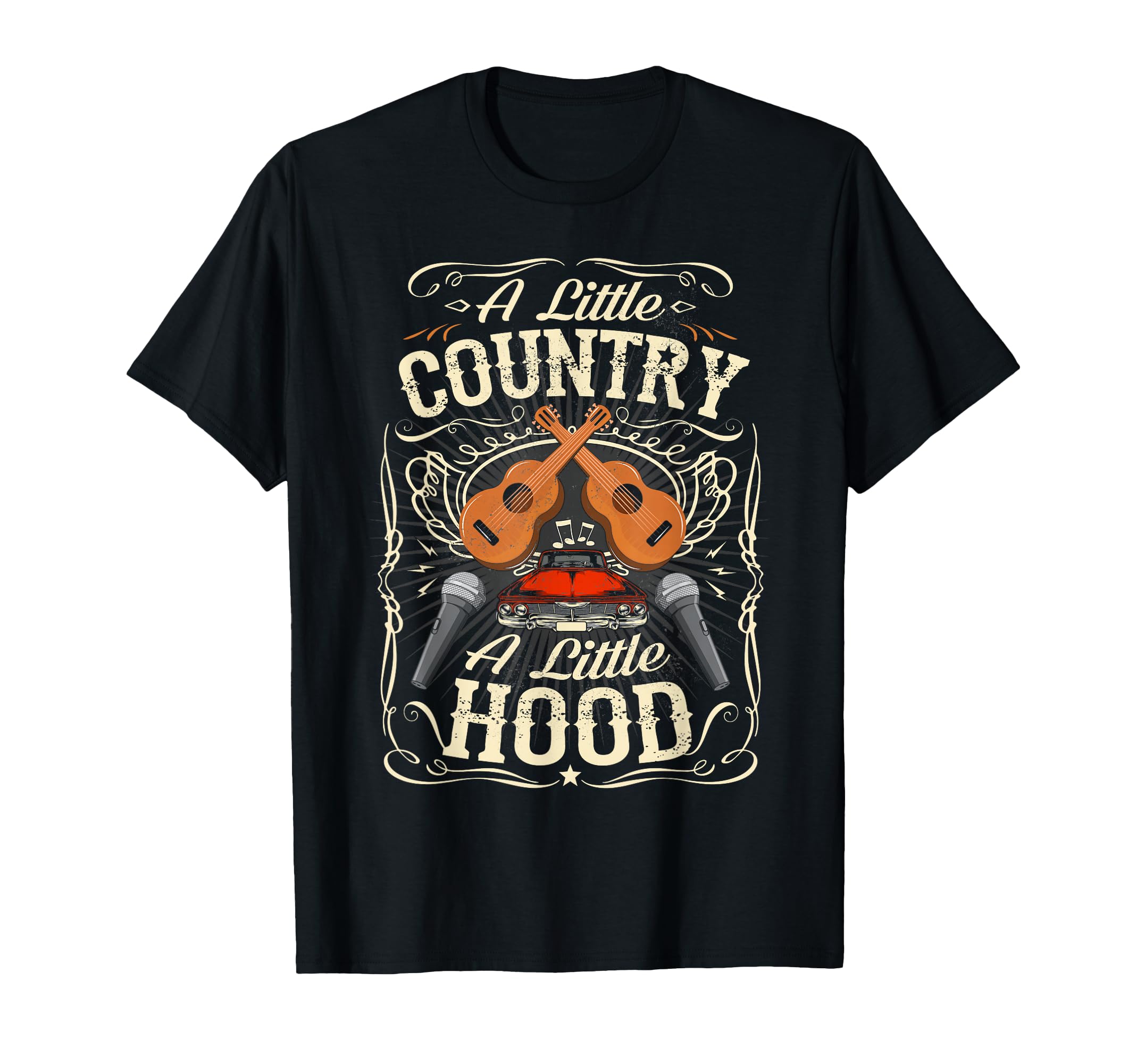 Little Country Little Hood Western T-Shirt - Novelty Apparel for Adults - T-Shirt, Sweatshirt, Hoodie