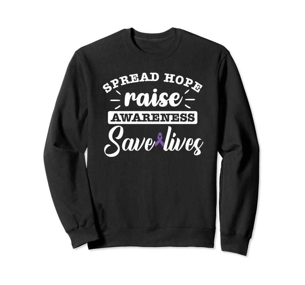 Spread Hope Raise Awareness Save Sweatshirt - Unique Graphic Men Women - T-Shirt, Sweatshirt, Hoodie