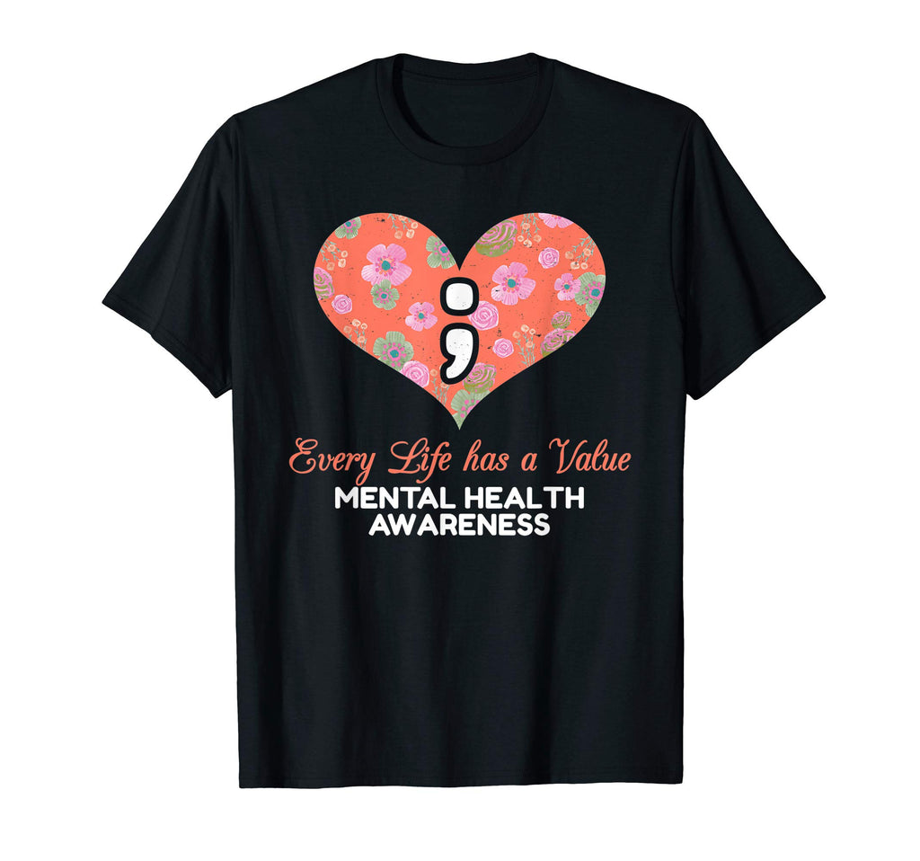 Health Awareness Mental Funny T-Shirt - Casual Everyday Wear for Adults - T-Shirt, Sweatshirt, Hoodie