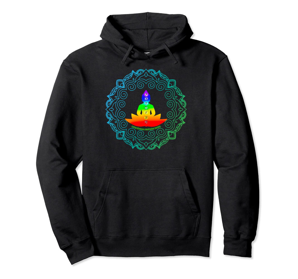 Mindfulness Buddha Buddhism Spiritual Yoga Hoodie - Unique Graphic Unisex - T-Shirt, Sweatshirt, Hoodie