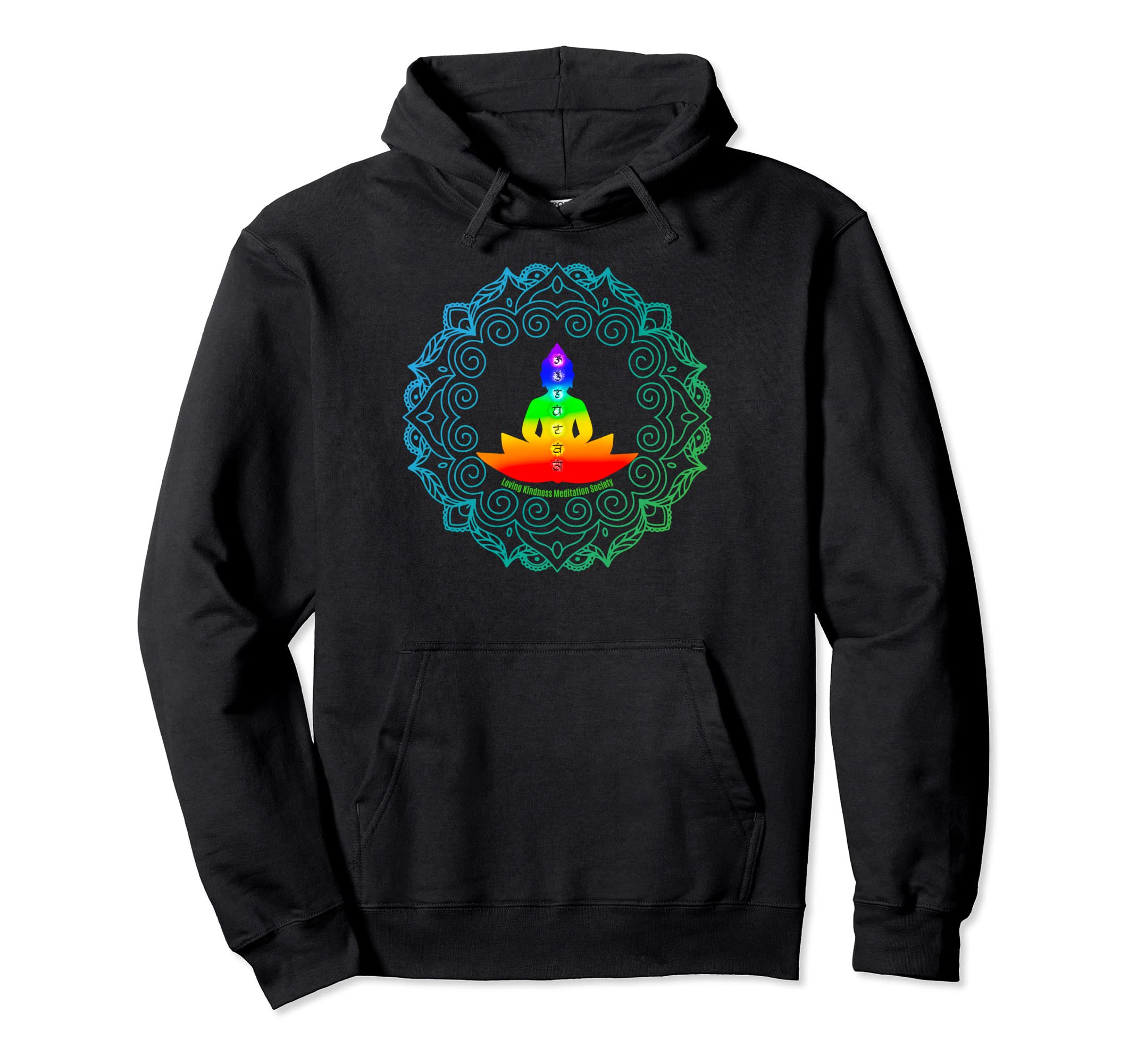 Mindfulness Buddha Buddhism Spiritual Yoga Hoodie - Unique Graphic Unisex - T-Shirt, Sweatshirt, Hoodie