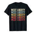 West Liberty Iowa West Liberty Ia Text T-Shirt - Unique Graphic Unisex - T-Shirt, Sweatshirt, Hoodie
