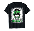 Womens Mental Health Warrior Messy Bun T-Shirt - Trendy Graphic for Adults - T-Shirt, Sweatshirt, Hoodie