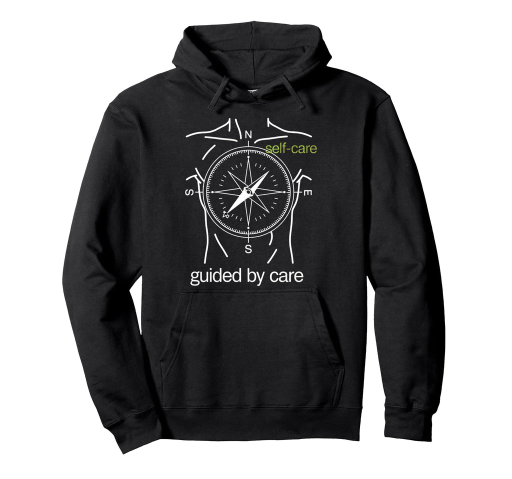 Guided Care Compass Self Care Hoodie - Graphic Print for Adults - T-Shirt, Sweatshirt, Hoodie