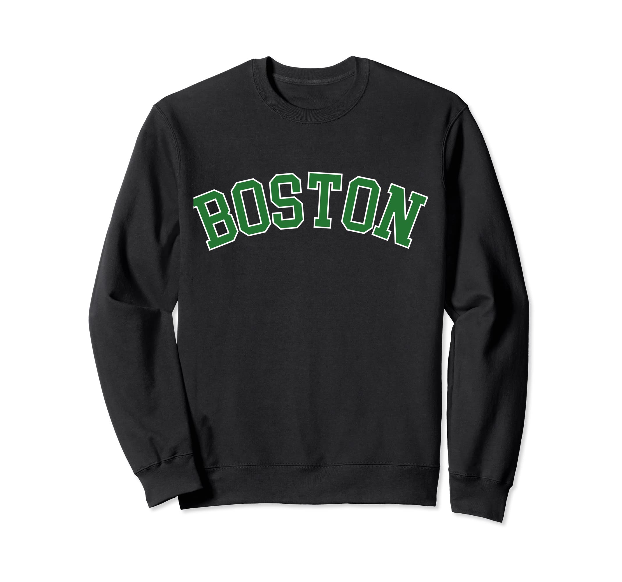Boston Massachusetts Distressed Sweatshirt - Aesthetic Graphic Men Women - T-Shirt, Sweatshirt, Hoodie