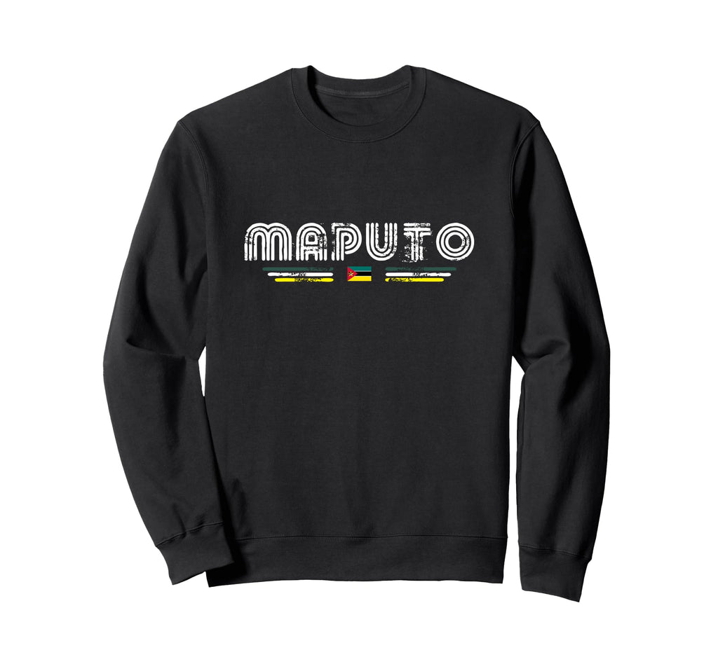 Maputo Mozambique 70S 80S Type Sweatshirt - Graphic Print Men Women - T-Shirt, Sweatshirt, Hoodie