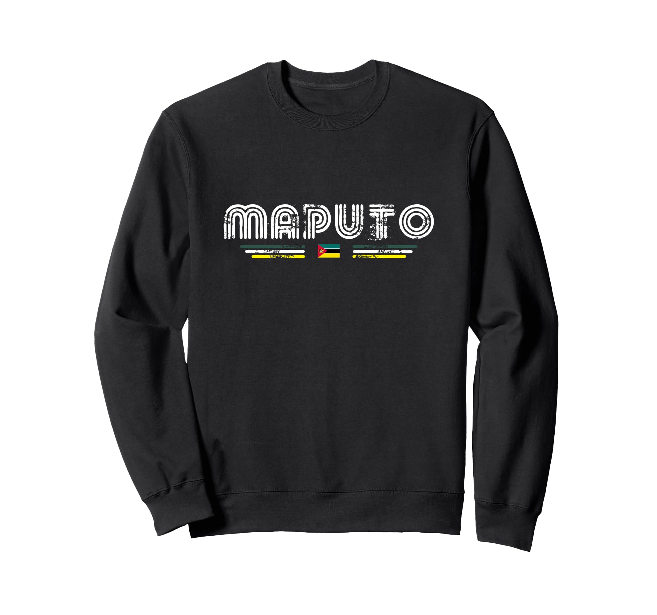 Maputo Mozambique 70S 80S Type Sweatshirt - Graphic Print Men Women - T-Shirt, Sweatshirt, Hoodie