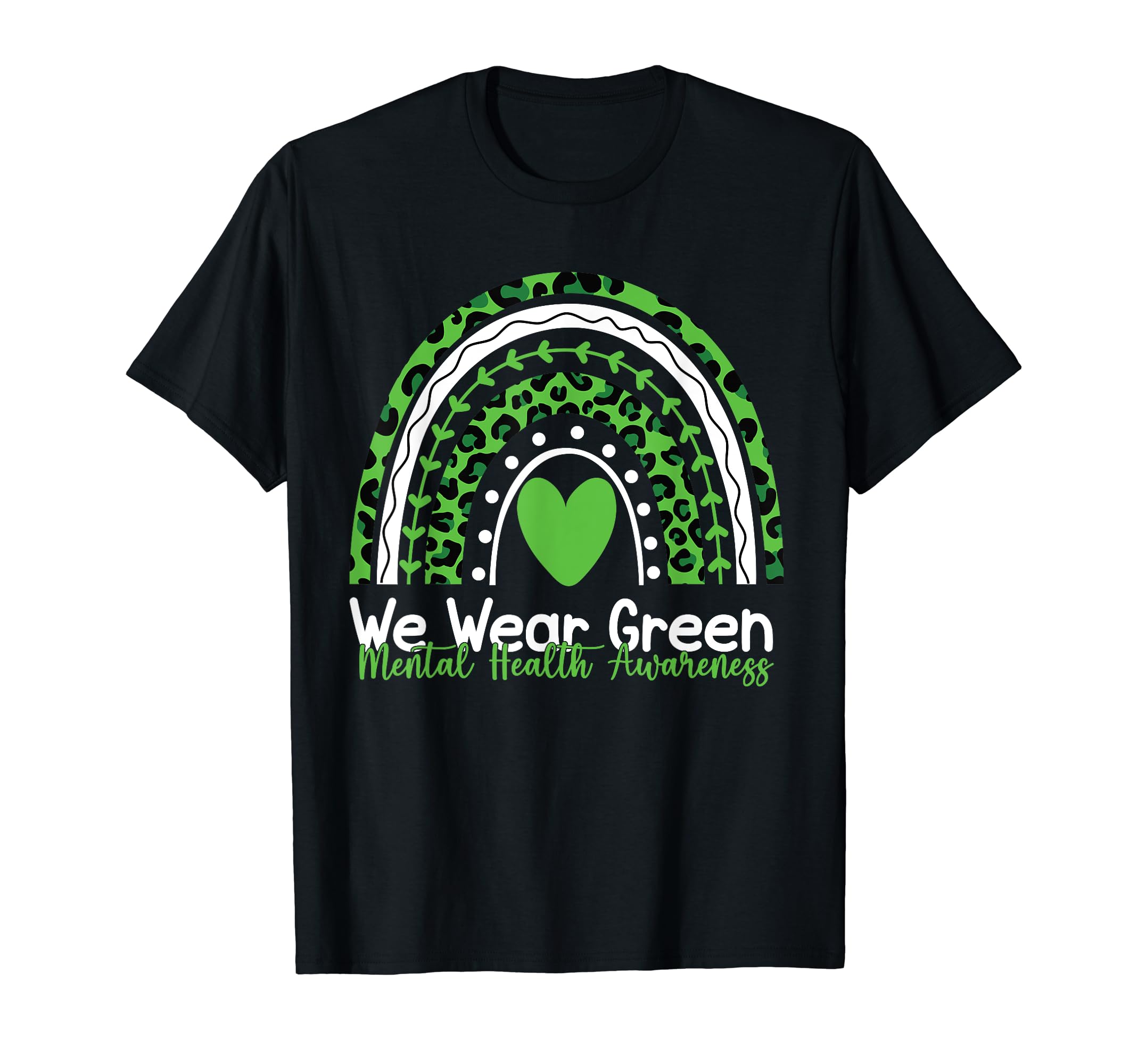 Rainbow May I Wear Green Mental T-Shirt - Custom Art Print for Adults - T-Shirt, Sweatshirt, Hoodie